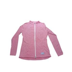 Veste Sport PUMA Femme XS Rose Chiné - Chandail Zip Complet Entraînement / Yoga